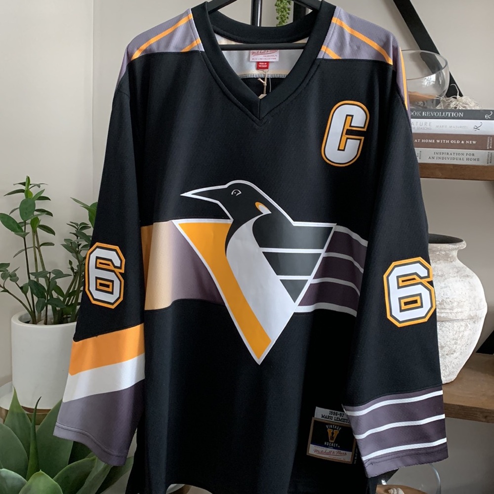 Mario Lemieux Pittsburgh Penguins 1996/97 Power Play Player Jersey - Picture 11 of 11